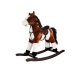 Rocking Horse Dark Brown 74 CM