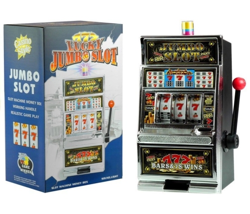 Big Slot Machine Casino With Sounds Money Bank