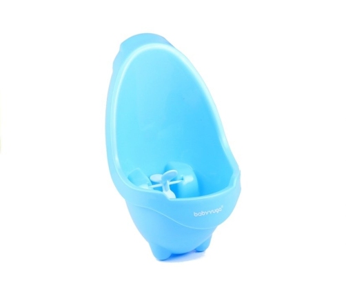 Mini Urinal For Boys Frog Suction Pads Light Blue