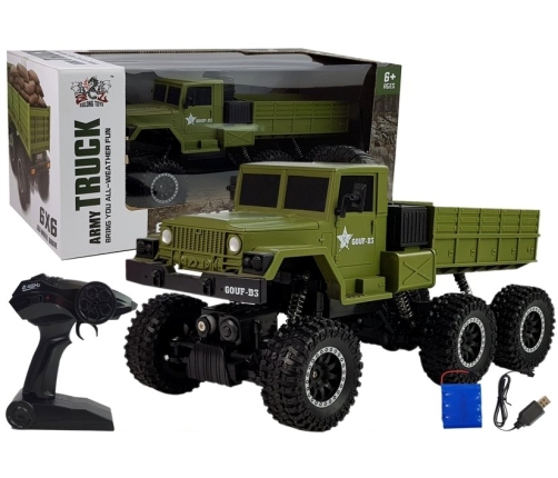 Military Remote Control Truck 6x6 Green