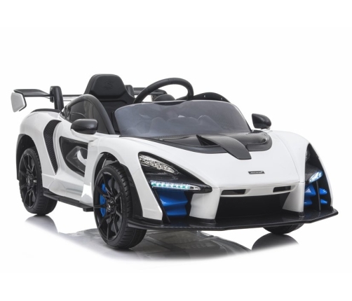 Elektriskā sporta automašīna bērniem McLaren Senna White