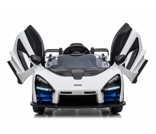 Elektriskā sporta automašīna bērniem McLaren Senna White