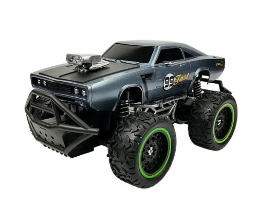 Remote controlled Car Off-road R/C Blue High Wheels