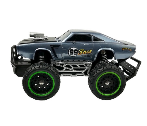 Remote controlled Car Off-road R/C Blue High Wheels