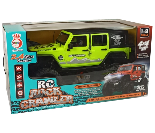 Rock Crawler 2.4 GHz Green 4x4 Shock Absorbers