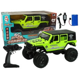 Rock Crawler 2.4 GHz Green 4x4 Shock Absorbers