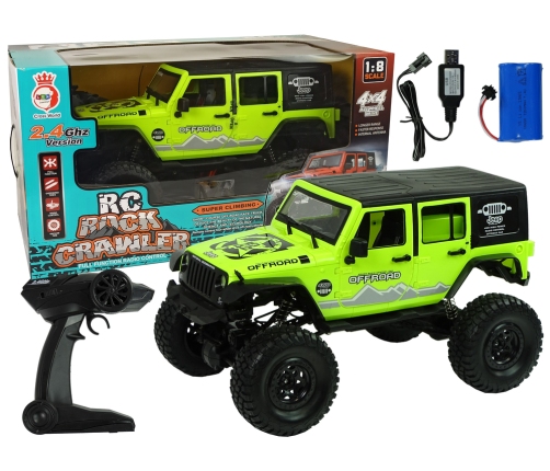 Rock Crawler 2.4 GHz Green 4x4 Shock Absorbers