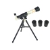 Scientific Educational Telescope With A White Phone Holder