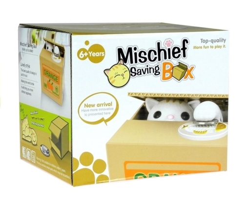 Mischief Saving Box Cute Kitty Money Box Piggybank