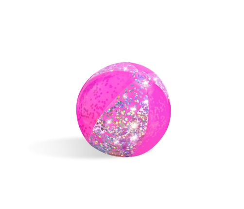 Beach Ball With Glitter Pink 41cm Bestway 31050