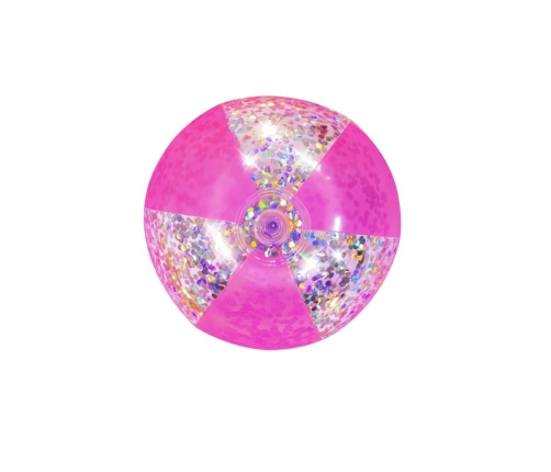 Beach Ball With Glitter Pink 41cm Bestway 31050