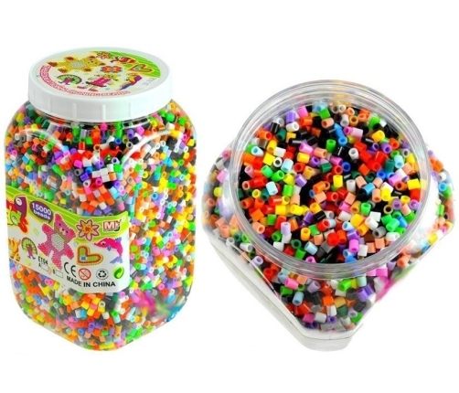 A Giant Colorful Beads Jar 15 000 pcs