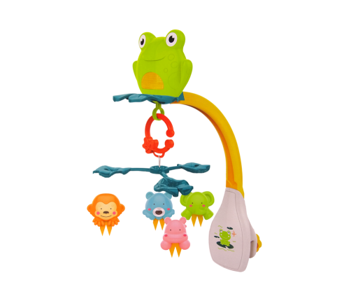 Animal Green Frog Melodie Cot Carrousel