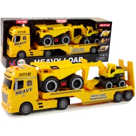 Construction Kit Excavator Tipper Truck Sound Lights