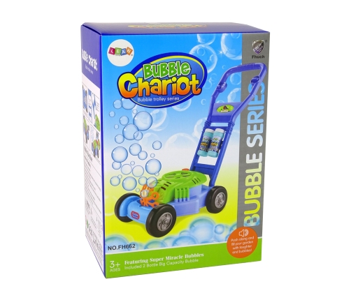 Mower Soap Bubble Machine Blue Soap Bubble Music