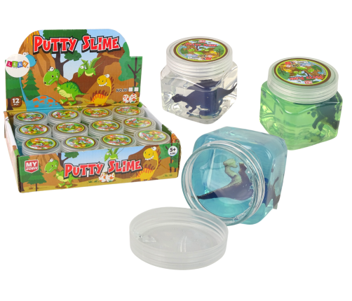 Slime Crystal Dinosaurs Colours