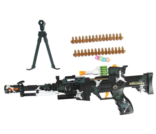 Battery Operated Machine Gun Lights Sounds Realistic Toy