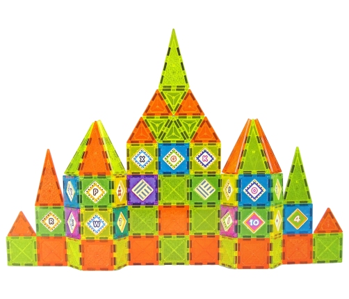 Magnetic Building Blocks Castle 79 Pieces