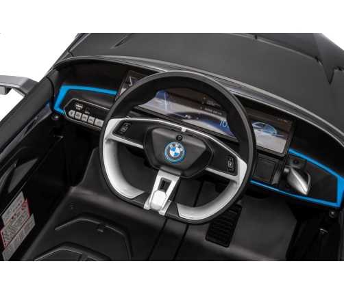 Elektriskā sporta automašīna bērniem BMW I4 Black