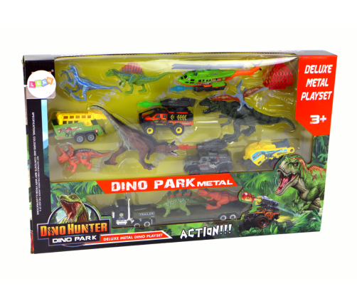 Helicopter Dinosaurs Vehicle Set 8 Colorful Pcs