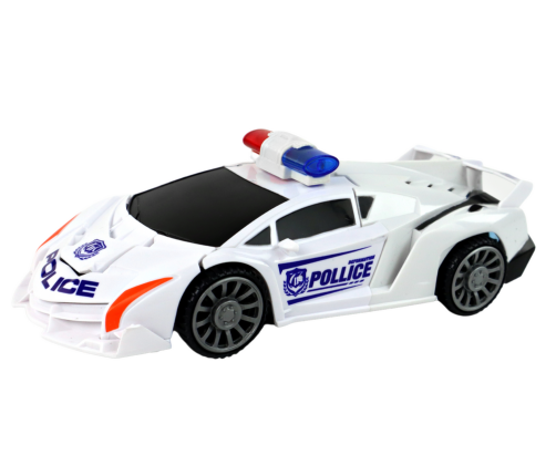 Robot Car Police White 2in1 Transformation