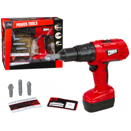 Battery Operated Drill Screwdriver Drill With Accessories Realistic Role Play