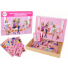 Doll Theme Educational Magnetic Puzzle Set