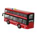 Battery Operated Double Decker Bus Lights Sounds Friction Drive Red