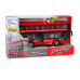 Battery Operated Double Decker Bus Lights Sounds Friction Drive Red