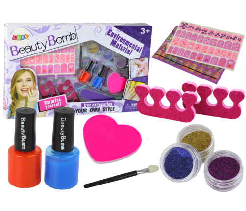 Nail Painting Set Beauty Bomb XXL Stickers