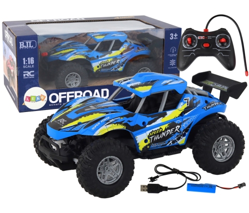 Car 1:16 Remote Controlled Off-Road Off-Road RC Car Blue