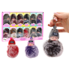 Pompom Doll Keychain Pendant for Keys, Handbags, Mix Colors