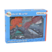 Set of Figures Sea Animals Ocean Fish Squid 4 Pieces