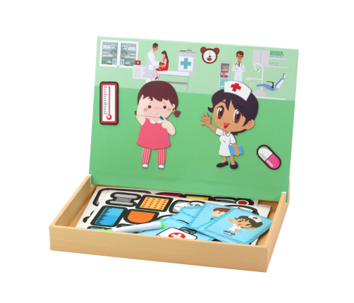 Magnetic Puzzle Set in a Box Doctor's Hospital