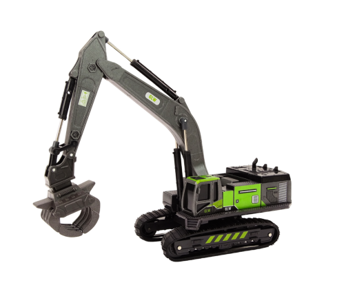 Crawler Excavator Grapple Drilling Rig Bucket 1:55 Black-Green