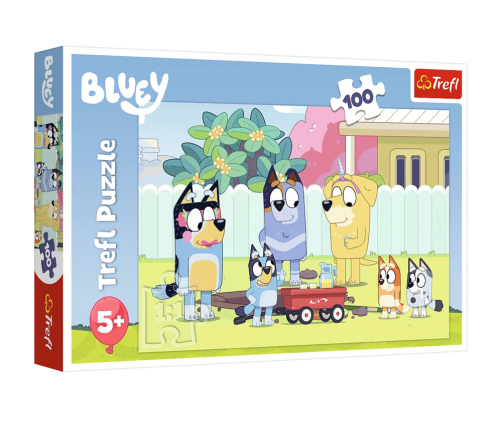 Puzzle 100pcs. Bluey's Merry World Trefl 16471