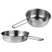 Stainless Steel Pots and Pans Miniature 8 pcs