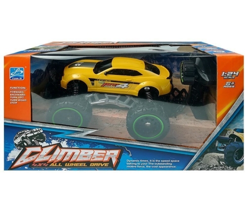 Remote controlled Car Off-road R/C Yellow High Wheels