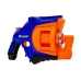 Pistol Foam Cartridge 48 rounds Rotating Magazine Blue and Orange