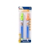 Set of Two Flutes for Children Blue Animals