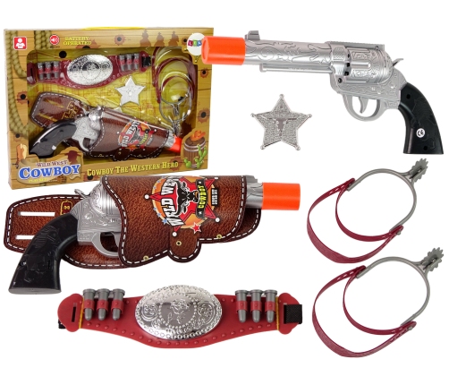 Set Cowboy Revolver Accessories