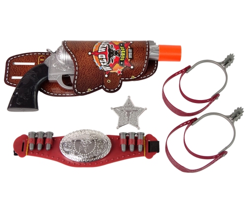 Set Cowboy Revolver Accessories