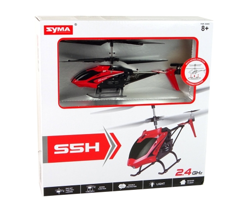 RC Helicopter S5H SYMA 2.4G Red