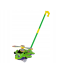 Plane Pusher Long Stick Bell Green