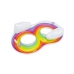 Double Inflatable Swimming Ring 186 x 116 cm Rainbow Bestway 43648