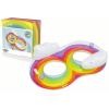 Double Inflatable Swimming Ring 186 x 116 cm Rainbow Bestway 43648