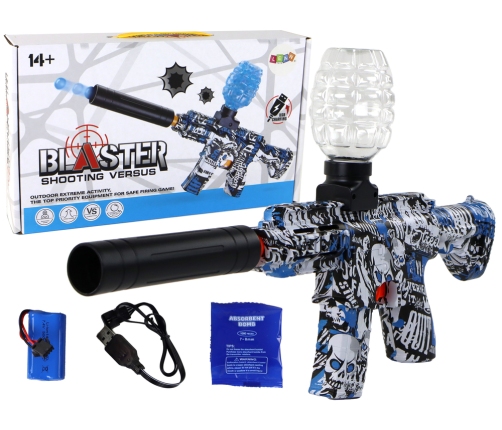 Pistol Weapon Water Rifle Blue Water Bullets