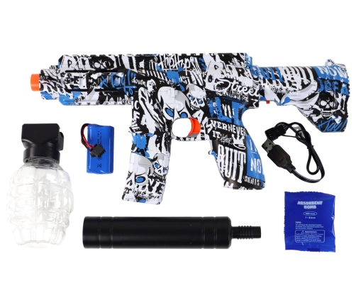 Pistol Weapon Water Rifle Blue Water Bullets