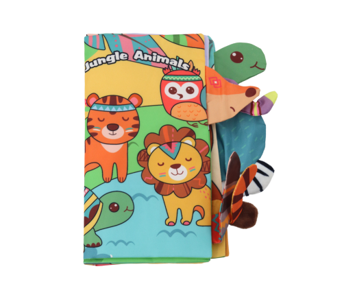 Soft Educational Book Rustling Animals Jungle