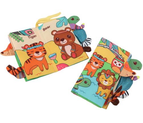 Soft Educational Book Rustling Animals Jungle